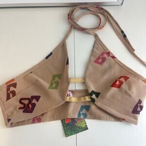 NWT Gswoo So Real Bikini Bra Top Women's Small